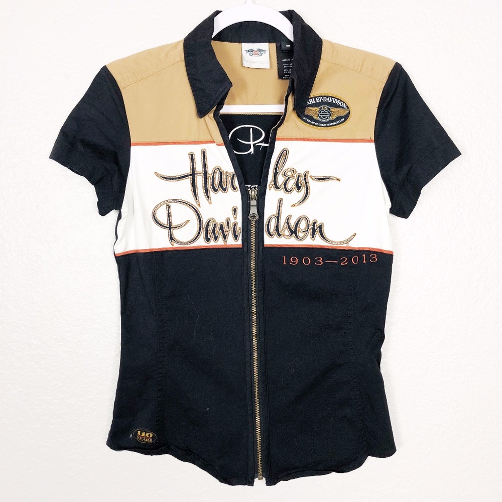 Harley Davidson 110th Anniversary Zip-up  XS